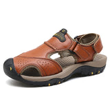 Genuine Leather Men Sandals