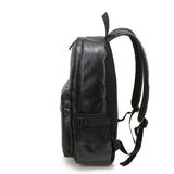 Leather Waterproof Travel Anti-theft Backpack