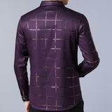 Slim Fit Short Sleeve Men Casual Shirt