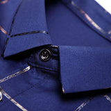 Slim Fit Short Sleeve Men Casual Shirt