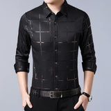 Slim Fit Short Sleeve Men Casual Shirt