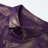 Long Sleeve Maple Leaf Design Shirt