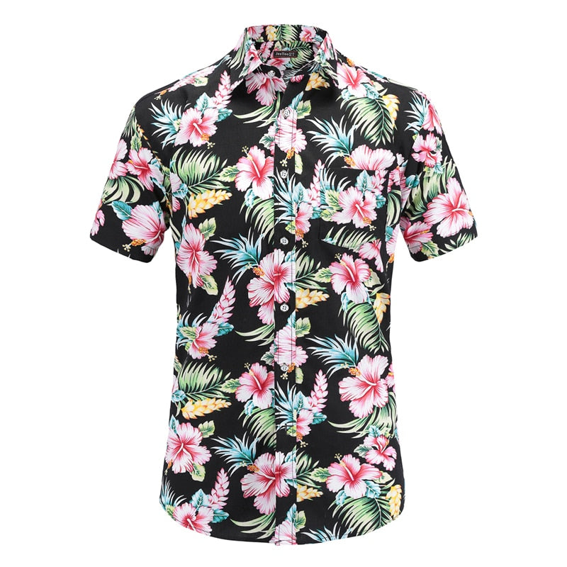 Summer Short Sleeve Hawaiian Shirt