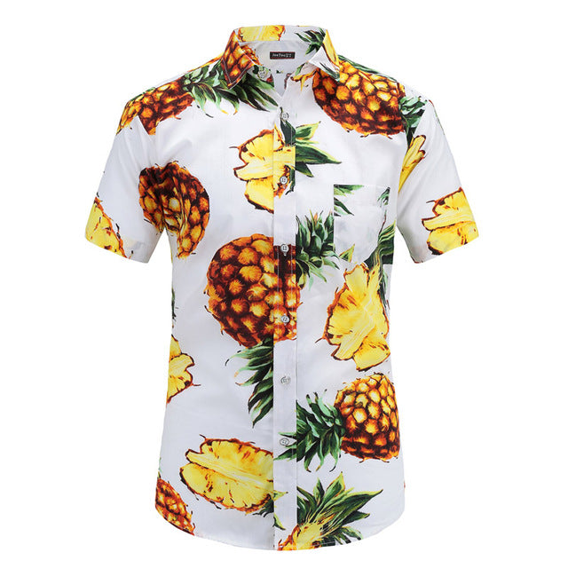 Summer Short Sleeve Hawaiian Shirt
