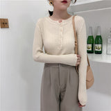 Autumn Elegant Buttons Casual Ladies Dress