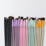 5 Pcs Travel Portable Mini Eye Makeup Brush Set