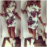 Fashion Slim Casual Camouflage Military Dress