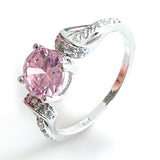Fashion Round Pearl Crystal Ring