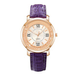 Rhinestone Alloy Analog Quartz Watch